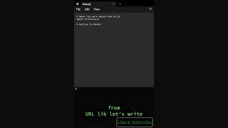 How to do URL encoding and decoding in Python