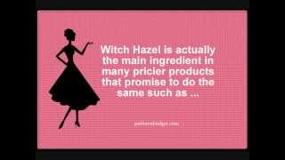 Save money by using Witch Hazel
