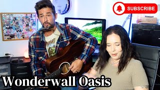 Wonderwall Oasis Cover FIRST TRY Button the Busker