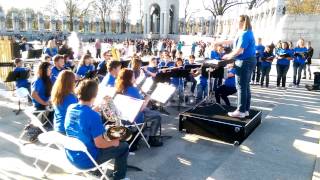 EHS Band \u0026 Choir at the WWII Memorial 2015