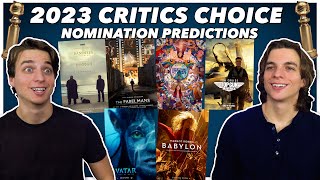 2023 Critics Choice Nomination Predictions!!