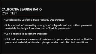 Transportation Engineering 4.2 (CBR Test: Part A)