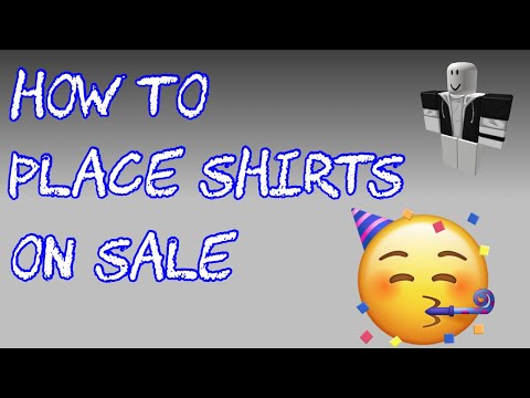 How to Sell Shirts on ROBLOX (Guide) for Mobile