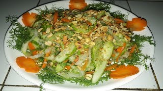 Cách làm nộm dưa chuột giòn ngon không ra nước