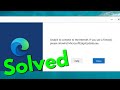 Fix Unable to connect to the internet if you use a firewall please allowlist MicrosoftEdgeUpdate.exe