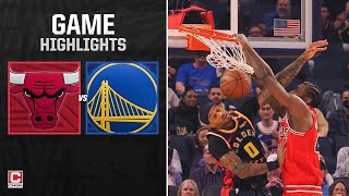 Chicago Bulls Team Highlights vs. Golden State Warriors - Game Highlights | CHSN Chicago Bulls