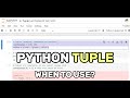 Learn Python #4 : Tuples Explained – Immutable Collections in Python