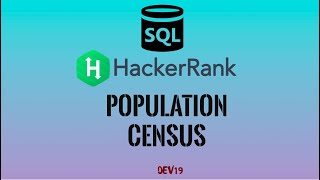 #42 Population Census | HackerRank SQL Solutions #coding #sql #viral #programming #633