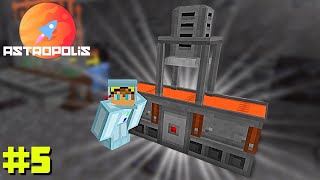 A primeira MÁQUINA no ESPAÇO! - Minecraft Astropolis - Ep 5