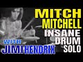 Mitch Mitchell -  Drum Solo with Jimi Hendrix - INCREDIBLE DRUMMER!