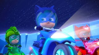 PJ Masks em Português | Lunática A Corrida Até a Lua / Corrida Até a Montanha | Desenhos Animados