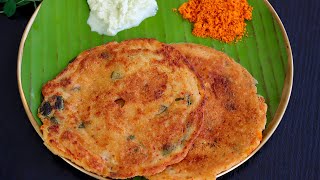 கோதுமை ரவையில் அடை செஞ்சா எத்தனை சாப்பிட்டாலும் பத்தாது | Adai dosai recipe in tamil/#gomathikitchen