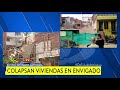 evacuan varias casas por colapso de estructura en el barrio el trianón en envigado