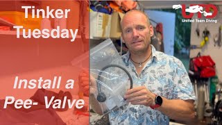 Tinker Tuesday, How to Install Pee Valve in your drysuit.