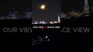 POV: How Is The Moon Revolving Around Earth #Space #Earth #Sun