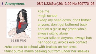 Anon Rescues Female Classmate From Abuse — 4Chan Greentext Stories