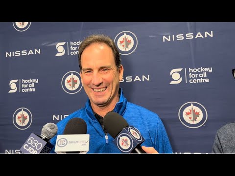 Winnipeg Jets Practice Report: Associate Coach Scott Arniel - YouTube