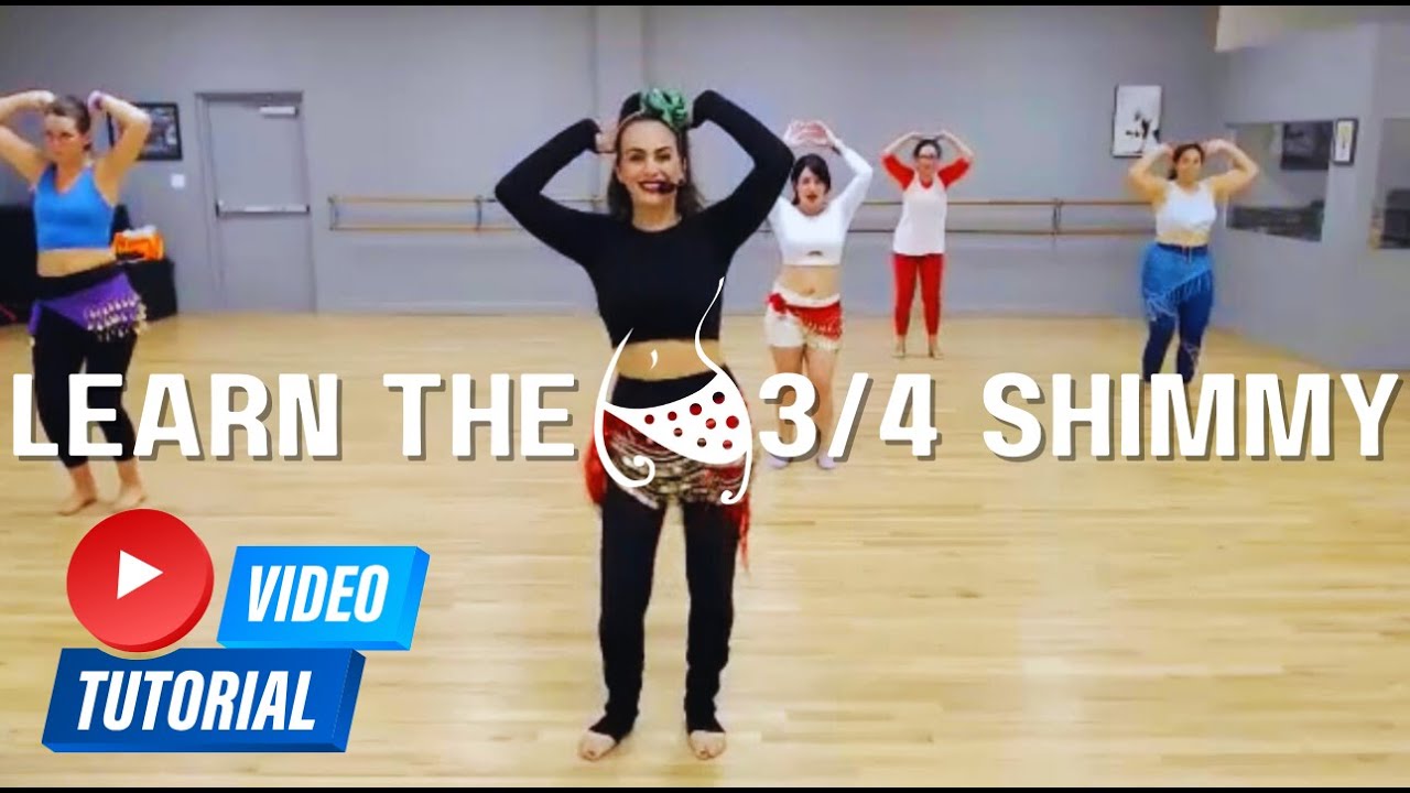 Belly Dance Breakdowns 3 4 Shimmy Tutorial Youtube