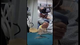 ICU Patient escaping the hospital using VR and generative AI