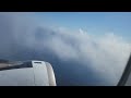 through the clouds on board sata azores airlines