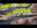 Marlin Dark vs Henry X .45-70