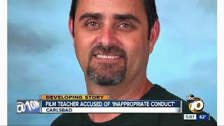 La Costa Canyon High School film teacher accused of 'inappropriate conduct'