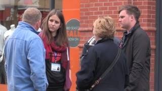 UNISON Young Members street campaign 2016 - Leicester