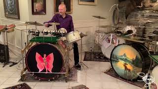Steve Smith plays Reversed Flam Tap Variations on a 1930 Leedy Kit