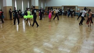 社交ダンス チャチャチャ 決勝 第16回オープンサークル10ダンス選手権 サークル草の根10ダンス競技会