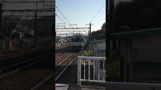 E217系廃車回送通過　府中本町駅にて