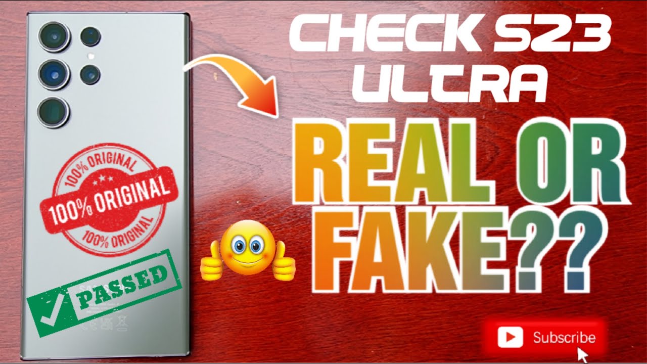 How To Check Your *NEW* Samsung Galaxy S23 Ultra Is REAL Or FAKE|Check ...