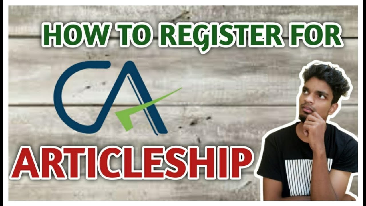 How To Register For Ca Articleship Ca Students By Amal Ramesh
