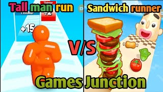 🏃Tall Man Run🆚 🥪 Sandwich Runner New Levels #gaming #tallmanrun #sandwichrunner @PearGamers
