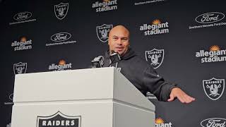 Las Vegas Raiders Coach Antonio Pierce Post Final Season Loss #raiders #antoniopierce