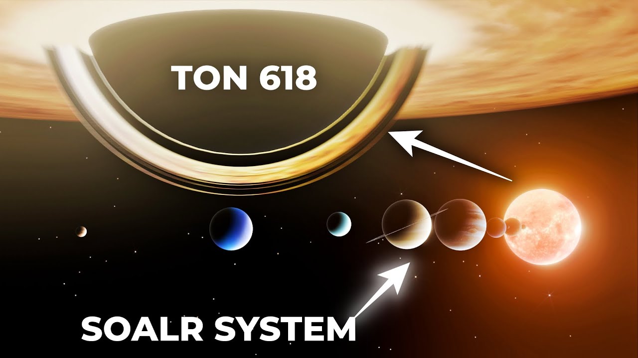 Ton 618 Blackhole Vs Stephenson 2 18 Universe Sizé Comparison