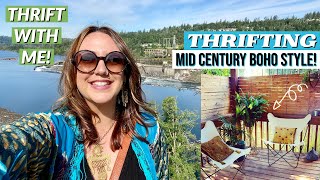 LET’S GO SHOPPING FOR MID CENTURY AND BOHO IN OREGON CITY! | 3 Stores | Thrift With Me | Thrift Haul