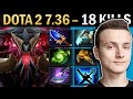 Shadow Fiend Gameplay Miracle with 18 Kills and 1026 GPM - Dota 7.36