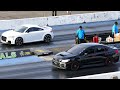 Audi TT RS Coupe Vs. Subaru WRX STI AWD Sedan Drag Racing - Pacific Raceways - Kent, WA (Seattle)