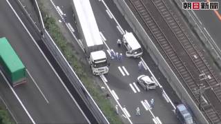 滋賀の名神高速で追突事故　下り大津―京都東が通行止め