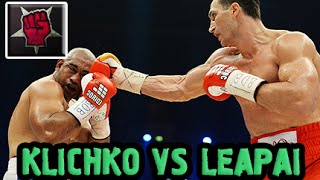 Vladimir Klichko vs Alexander Leapai ► BEST ◄
