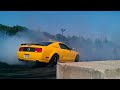 automotion edge o dells burnout pit yellow mustang gt 2012