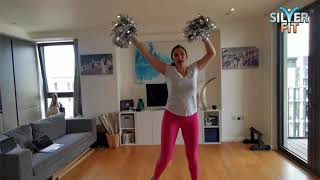 Silverfit @Home - Silver Cheerleading with Zoe | Waterloo routine  | Senior home workouts