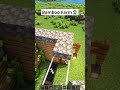 minecraft automatic bamboo farm🧑‍🌾 shorts