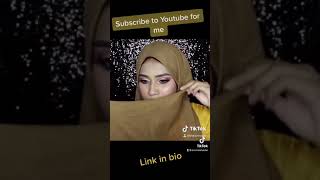 Quick and Easy Hijab and Niqab Tutorial #shorts #influencer #beauty #makeup #blogger #hijab