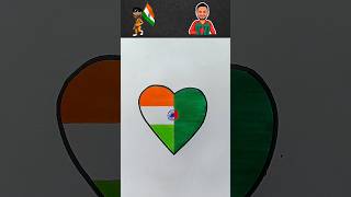 🇮🇳Indian flag 🇧🇩Bangladesh flag from heart art#short#viral#trending#youtubeshort ❤