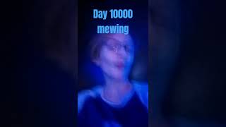 Day 0 mewing vs. day 10000 mewing #mewing  #funny #meme