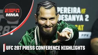 UFC 287 Press Conference Highlights 🍿 | ESPN MMA