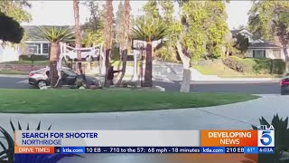 Gunman opens fire on man returning home in Northridge