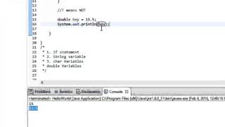 Java Programming 3 - If Statement
