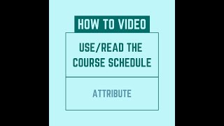 USFCA Course Attribute